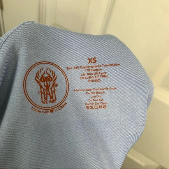 Free People We Are HAH Raise the Barre Onesie in Periwinkle Size XS - Picture 4 of 4